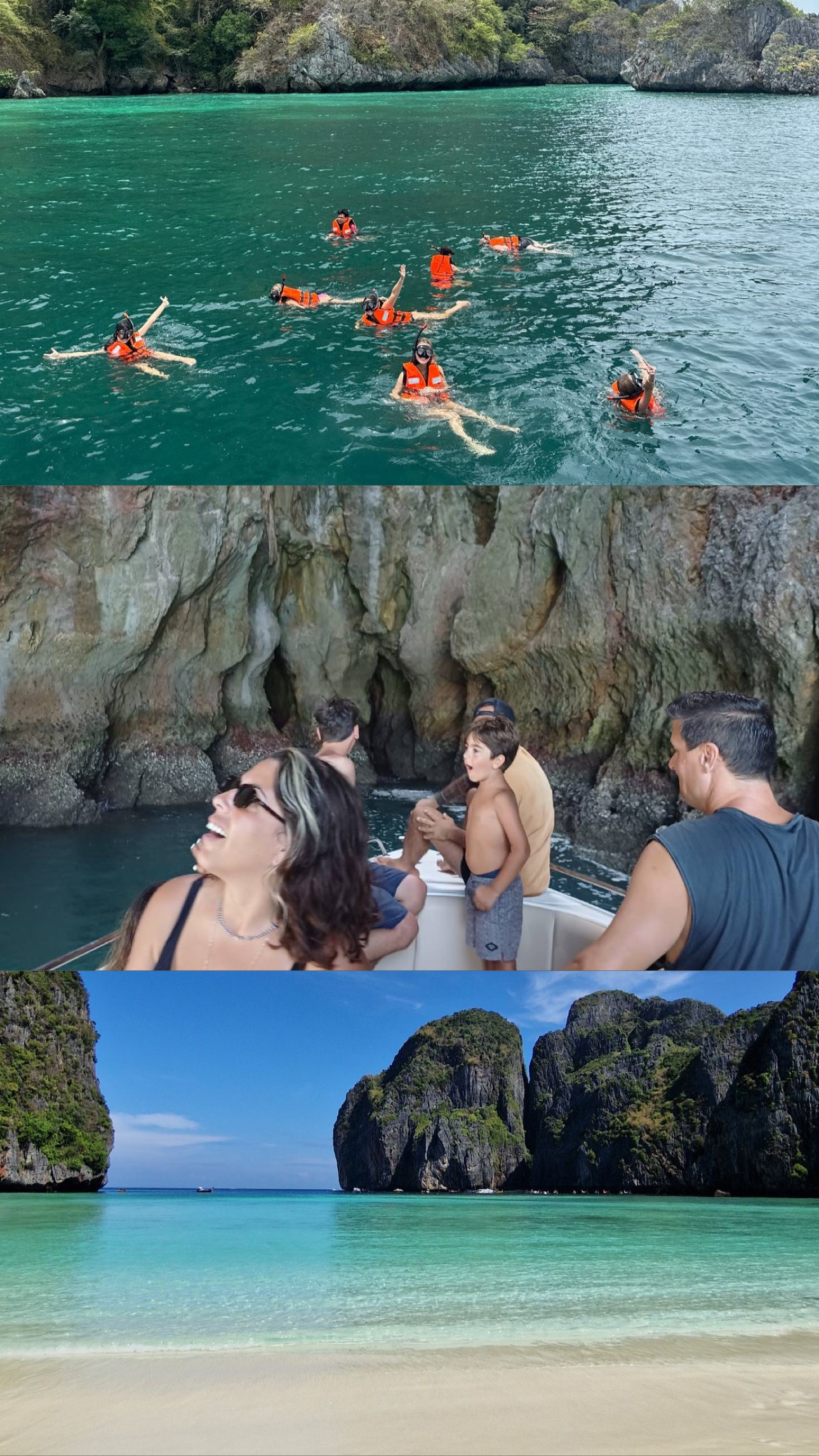 Snorkeling, limestone cliffs and beach in Ang Thong National Marine Park