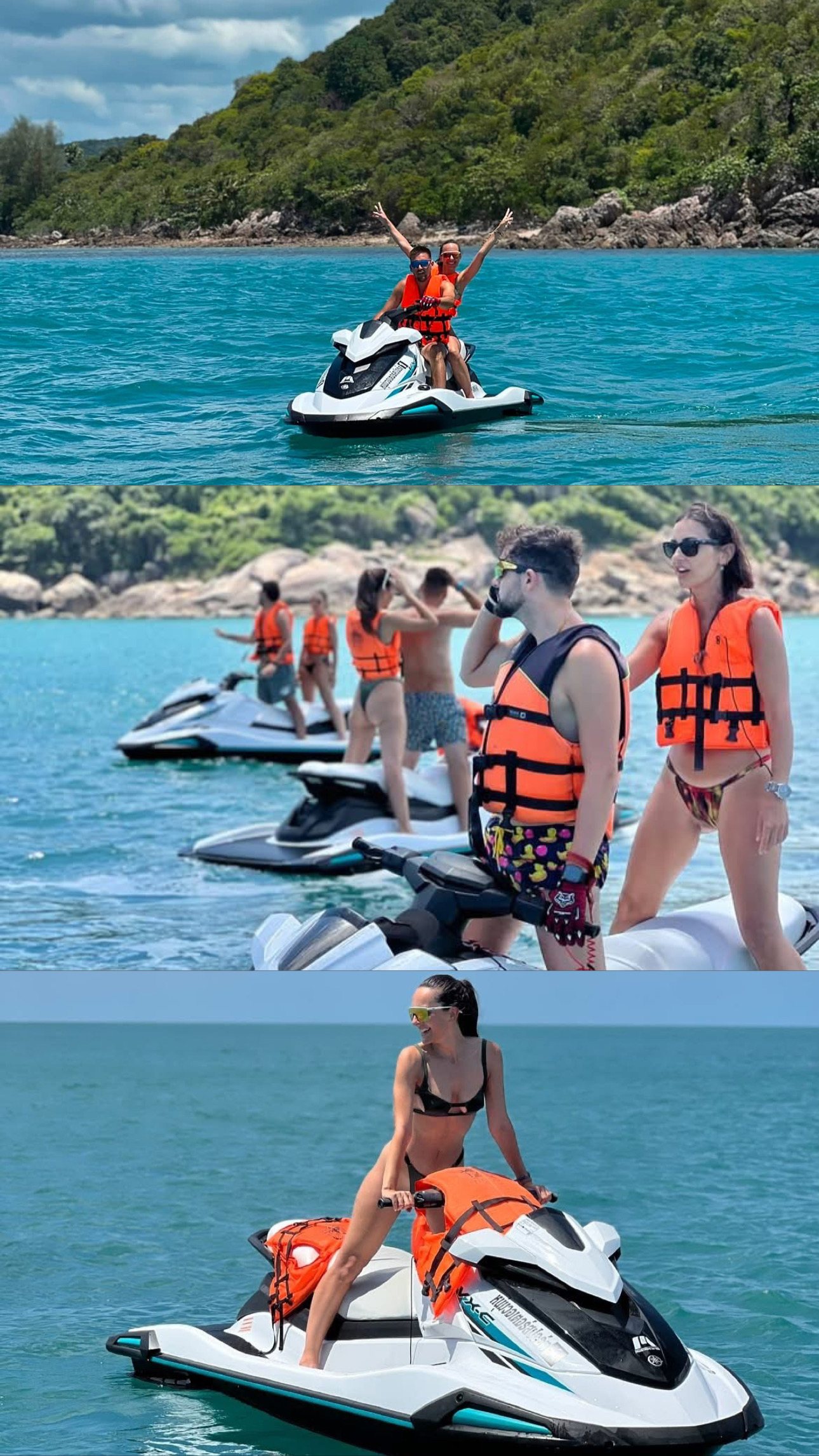 Jet Ski Safari guests exploring Koh Samui