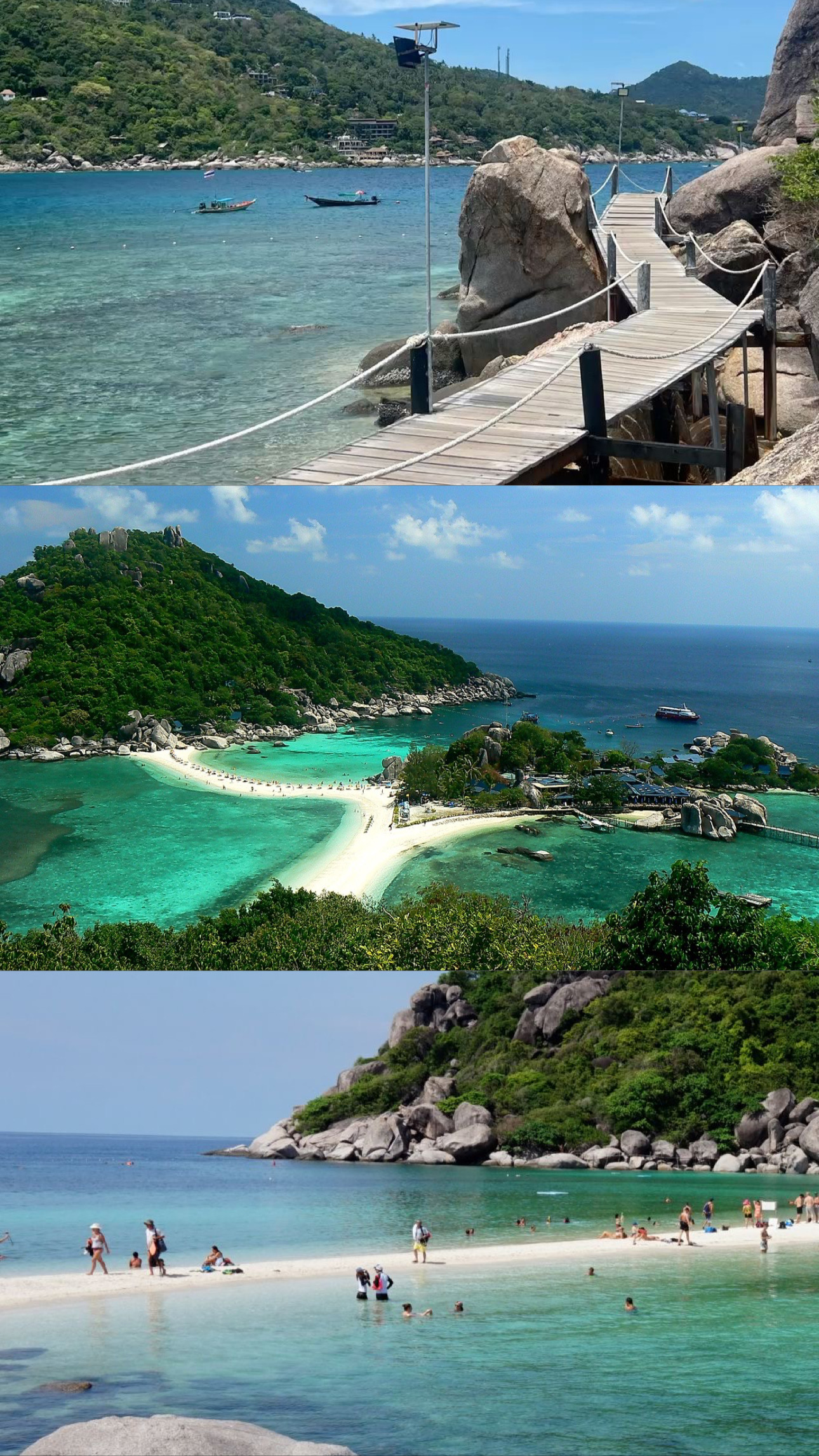 Koh Nang Yuan sandbar and clear-water bays